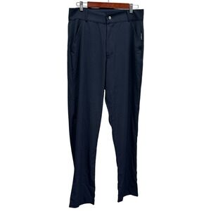 Roberto Cavalli Golf Pants Large Mens Navy Performance Stretch NWOT